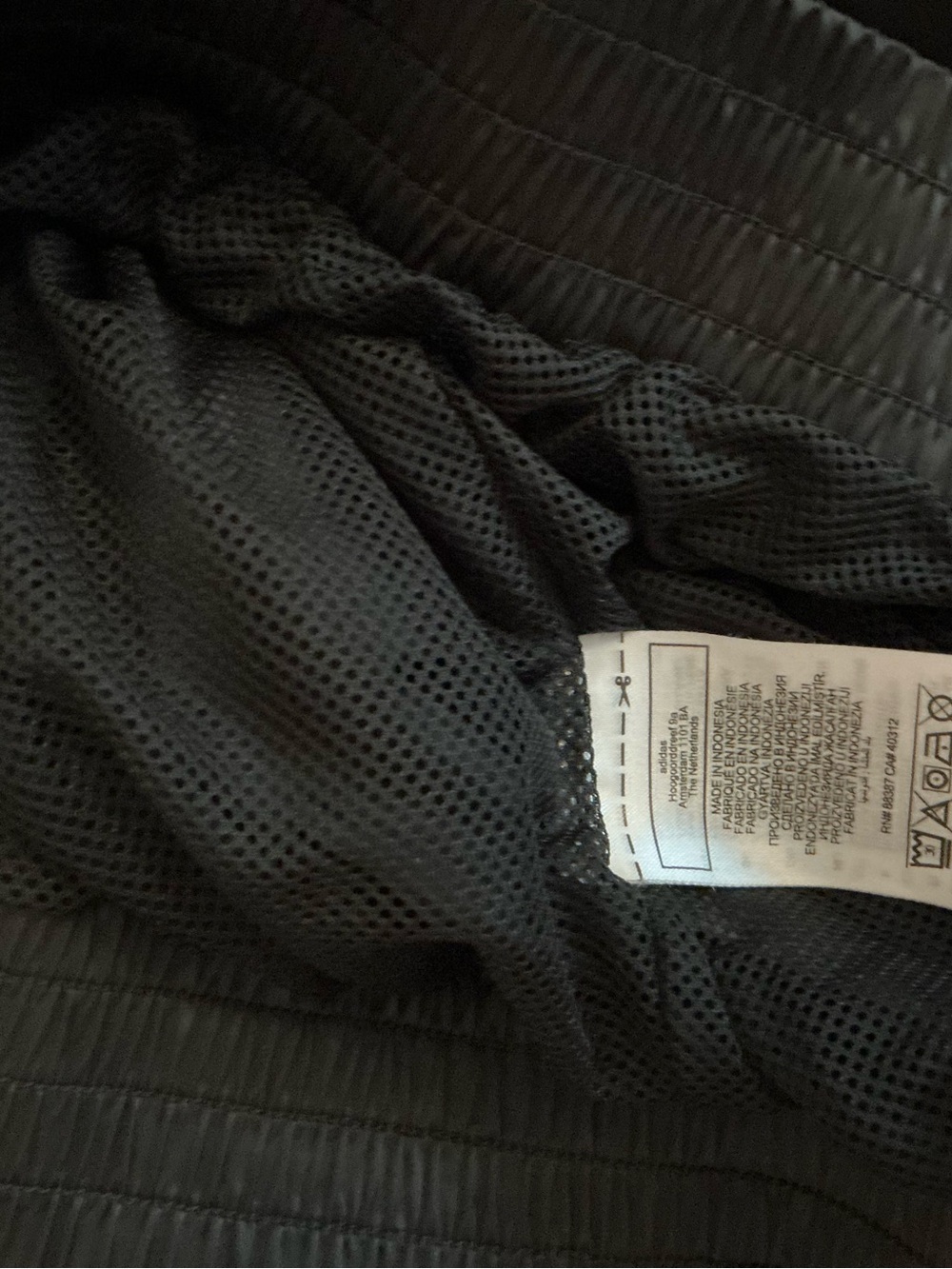 Adidas Black Multicolor Patchwork Track Pants #C09 - Picture 8 of 8